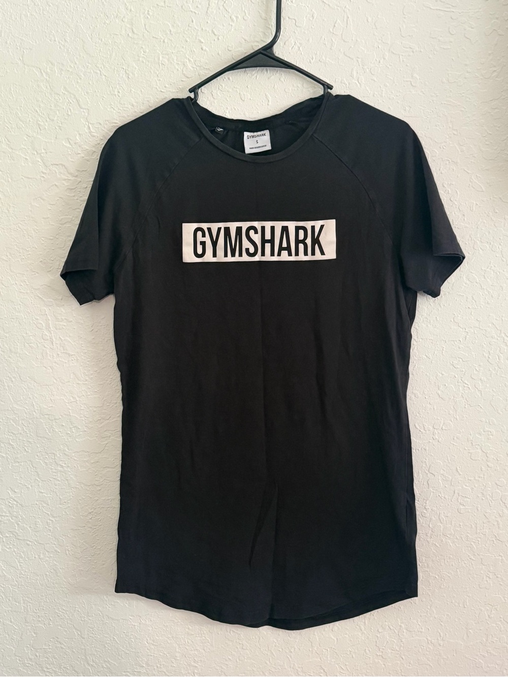 2 Gymshark Men’s Black & white tshirt